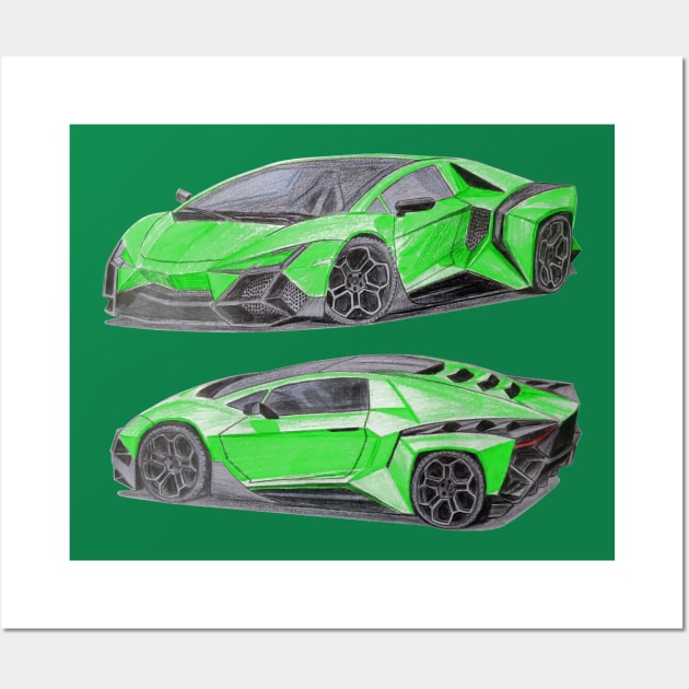 Lamborghini Wall Art by An.D.L.